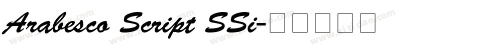 Arabesco Script SSi字体转换